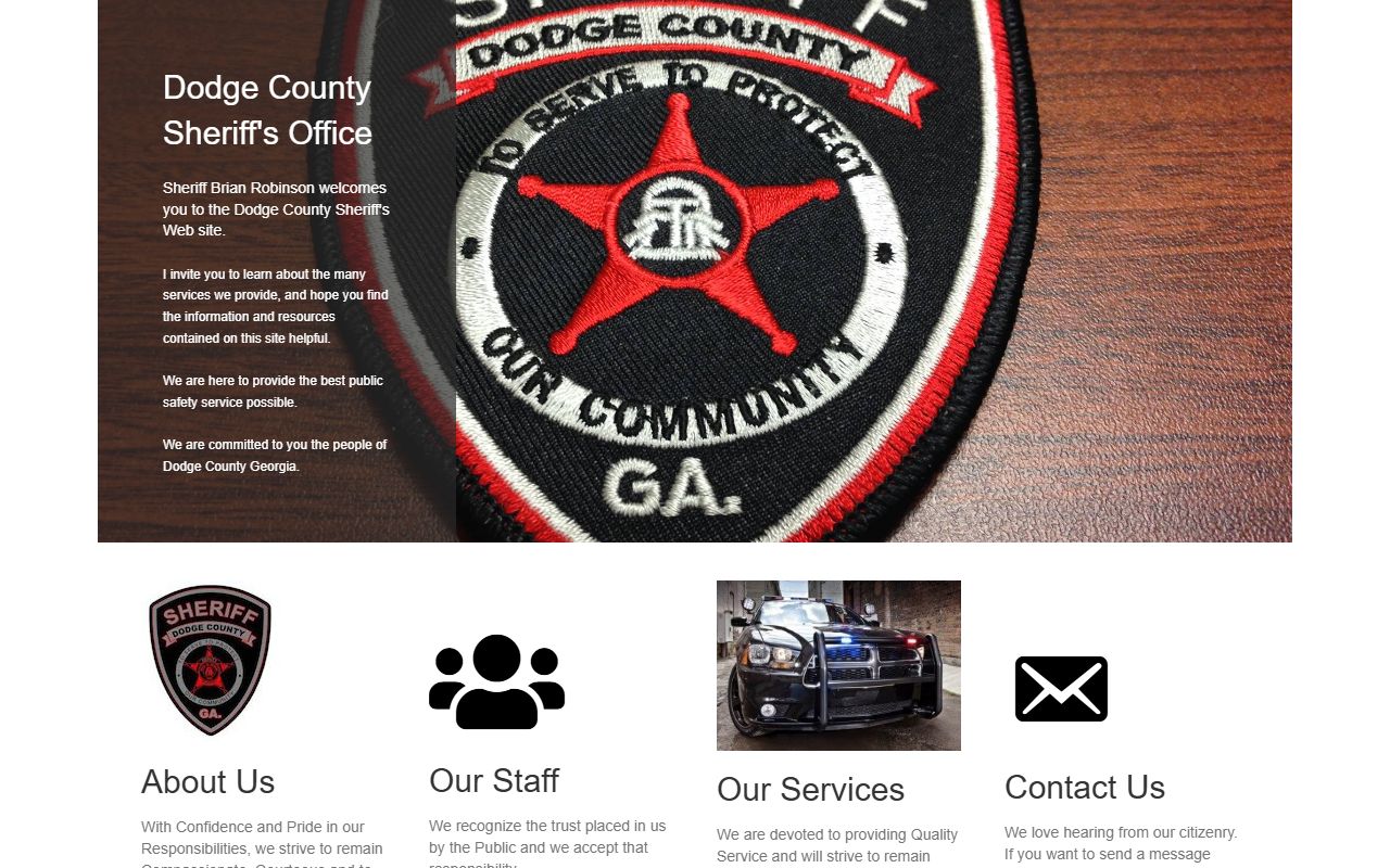 Dodge County released inmates Sheriff Office website