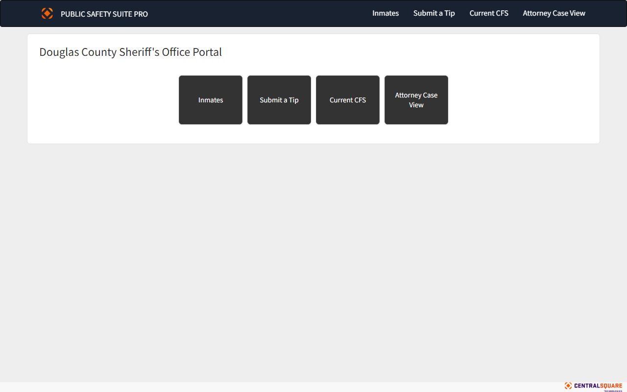 Douglas County released inmates online inmate search portal