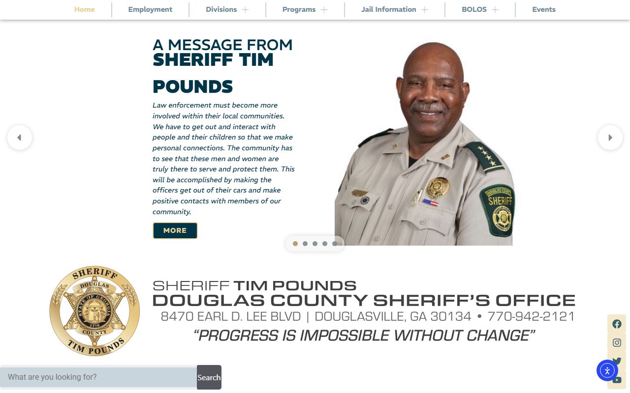 Douglas County released inmates Sheriff Office homepage