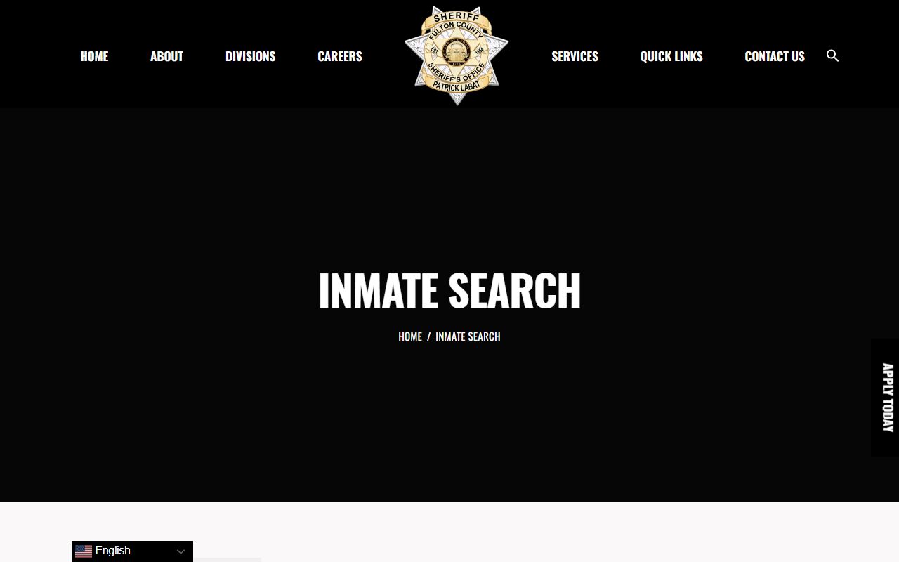 Fulton County released inmates inmate search tool