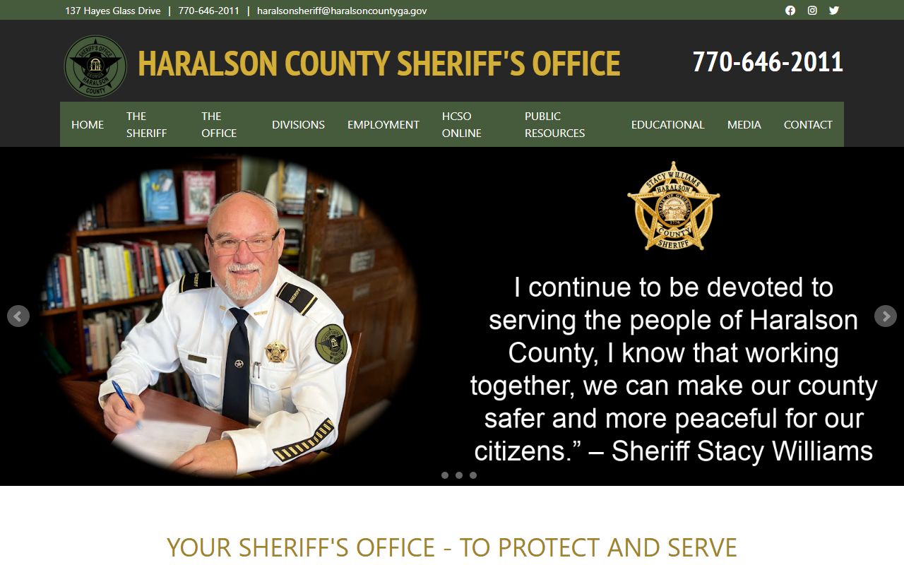 Haralson County released inmates Sheriff Office website